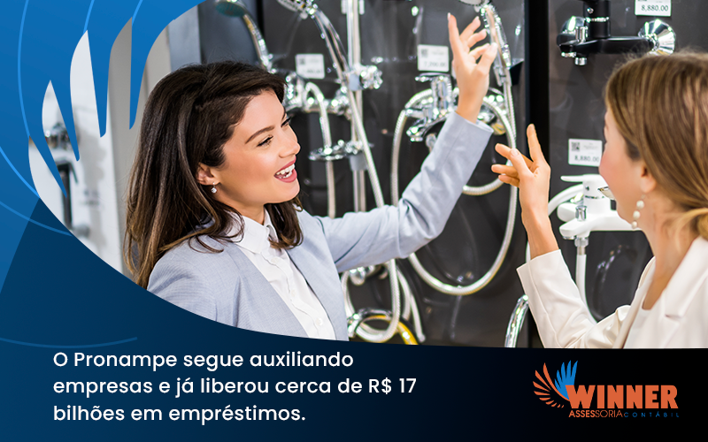 O Pronampe Segue Auxiliando Empresas E Já Liberou Cerca De R$ 17 Bilhões Em Empréstimos. Saiba Mais Winner - Assessoria Contábil em São Paulo